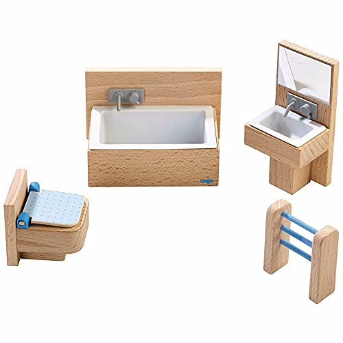 HABA 303011' Little Friends-Puppenhaus-Möbel Badezimmer, 15 x 32 x 8 cm