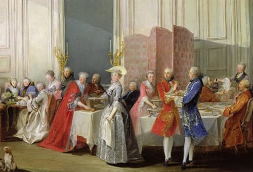 Impression d'art Thé anglais au Salon Des Quatre tableau de maître 60x90cm