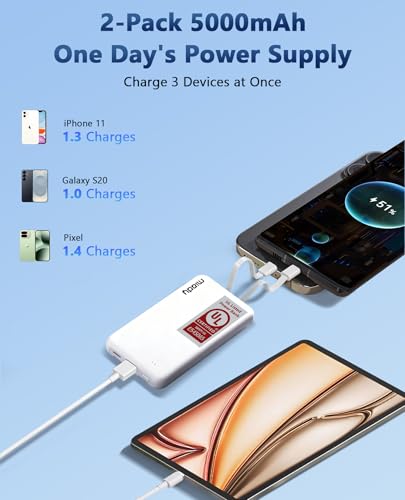 Miady 16-Pack Cargadores Portátiles 5000mAh miniatura 7