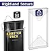 CollectHall Plastic Protector Cases for Booster Pack Cards, 0.4MM Thick Single Pack Booster Card Display and Storage Box -12 Pack