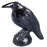 QLRSUXN Natural Black Obsidian Raven Figurines,2 Inch Healing Crystal Animal Statues,Lucky Guardian Pocket Crow Figurines as Women’s Gifts,Raven Statues for Office Home Decor and Ornament.