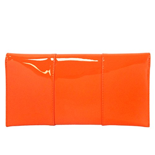 Image of JNB Faux Patent Leather Envelope Candy Clutch