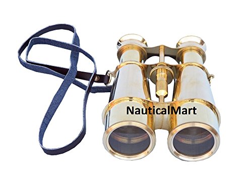 Binoculares Náuticos de Latón Sólido 6 pulgadas miniatura 1