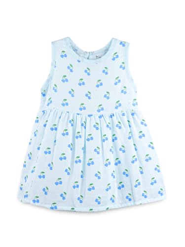 Image of Kidbea Bamboo Cotton Baby Girl Dress, Sleeveless Casual Wear Girls Frock