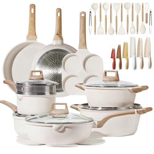 Image of Cookware Set+Cooking Utensils+Knife Set