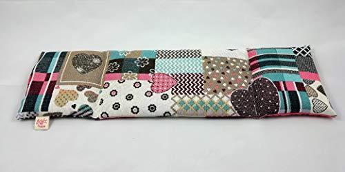 Cuscino termico di grano e lavanda (50 x 15) Patch...