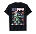 Happy 4th of July Pixel Gaming Dab Patriotic Gamer Boys Kids T-Shirt
