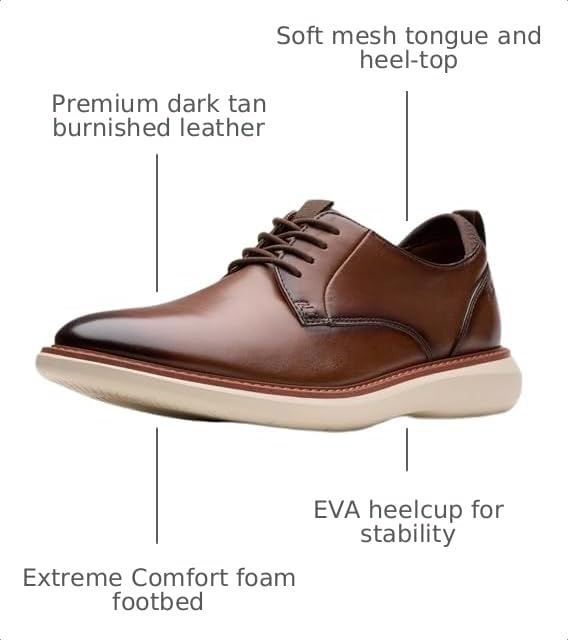 Image of Clarks Men's Brantin Plain Oxford