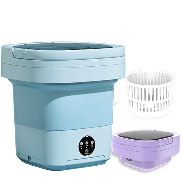 Machine à laver portable 11L pliable 2 en 1 pour sous-vêtements