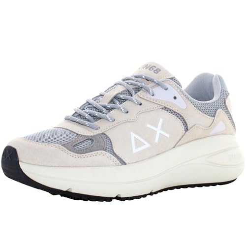 Baskets basses homme SUN68 chaussures suède sport chic Z35128
