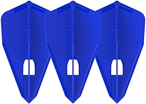 Lstyle Dart Flights: L8 PRO Bullet Shape - for Soft Tip and Steel Tip Darts - Blue