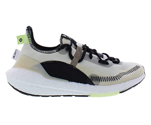 Adidas Mens Ultraboost 21Running Shoe, Orbit Grey/Chalky Brown/Almost Lime, 9.5 Women/8.5 Men