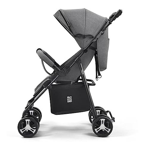 Multikids Baby Carrinho Passeio Flick 0-15Kgs Preto Com Cinza Bb445