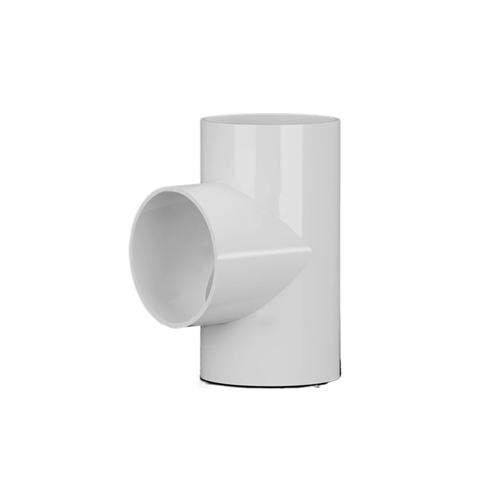 Schlauchverteiler, 1 Stück, weißes PVC, 3-Wege-T-Typ-T-Rohr-Adapter, Rohrverschraubung