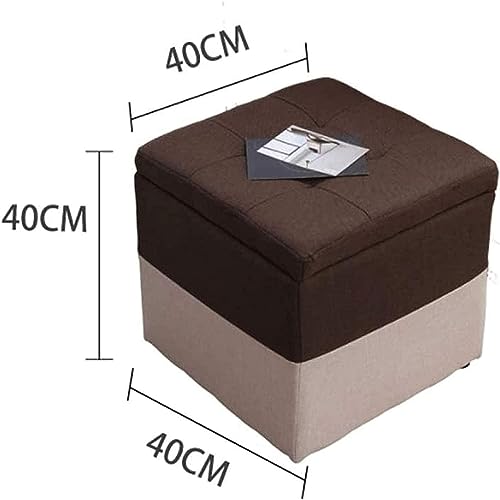 Repose-pieds coiffeuse avec coffre pour optimiser les petits espaces - 4