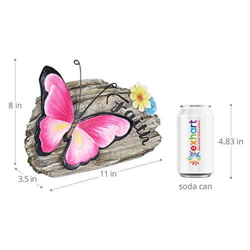 Exhart 19479-RS Faith" Butterfly Garden Statue thumb #2