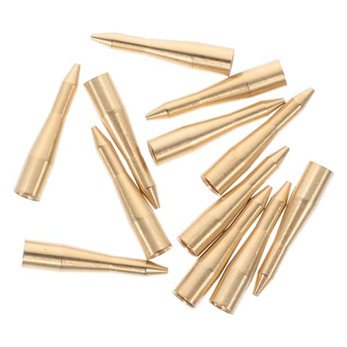 balacoo 12Pcs Metal Shafts Accessories Threaded Outdoor Shafts Stems for Precision Throwing Durable and Reliable Accessories for Enthusiasts
