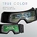 YESWELDER True Color Auto Darkening Welding Goggles, Wide Shade Range 4/5-9/9-13 with Grinding, Welding Glasses Welder Mask Welding Helmet for TIG MIG ARC Plasma Cut (Cyberpunk Pattern)