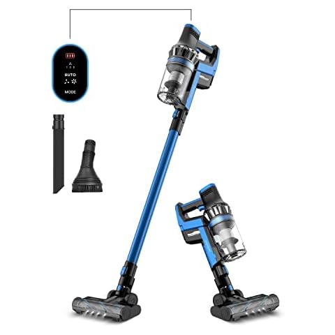 Proscenic i10 Cordless Vacuum Cleaner, VBoost Technology, 4 in 1 Hoover with 350W motor, 3 Adjustable Modes, LED Touch Display, Removable Battery, 50min Runtime… Cover