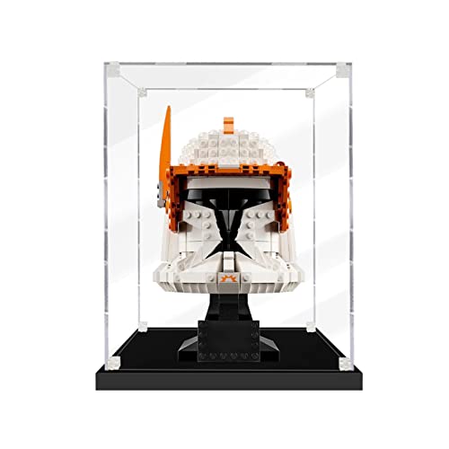 icuanuty Acrylic Display Case for Lego Helmet Set 21018/21035/21036/40478/40591/40708/75277 /75304/75305/75350/75351/77905/77906/75349/75349/7 5343/75327/76199/76285/75276/75328/75274/75324/40690 - Image 3
