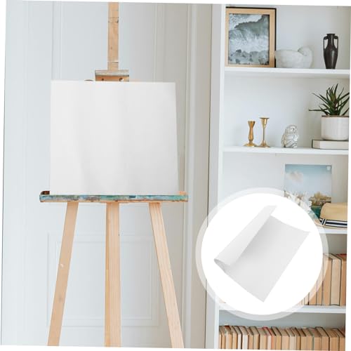 Lienzos de pintura al óleo de algodón blanco TEHAUX, 10 lienzos estables para artistas y talleres 6