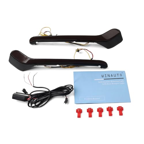 CNxinn10 2 Pcs Daytime Running Lights Front Fog Light Driving Lamps ABS Black for HONDA Civic Hatchback 2020-2021