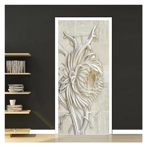 Affiche murale auto-adhésive chrysanthème 3D décor haut de gamme - 2