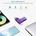 Leizhan 64GB Flash Drive 3 in 1 Type-C/Micro/USB 3.0 OTG Flash Drive High Speed Memory Stick Thumb Drive Compatible with Samsung Galaxy,Hua Wei,LG,Google Pixel, More Android Smartphone, Tablet, PC