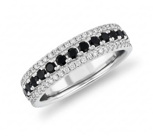 Bague de fiançailles solitaire en argent et pierres scintillantes de la taille 47 à 70