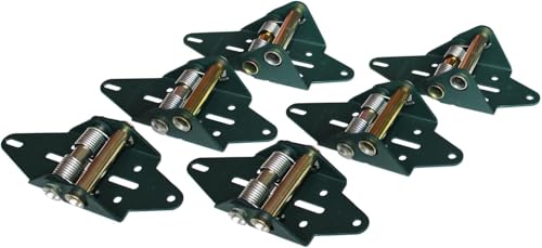 Green Hinge System 4P/1C | Garage Door Hinges | 4 Panel 1-Car Custom Kit