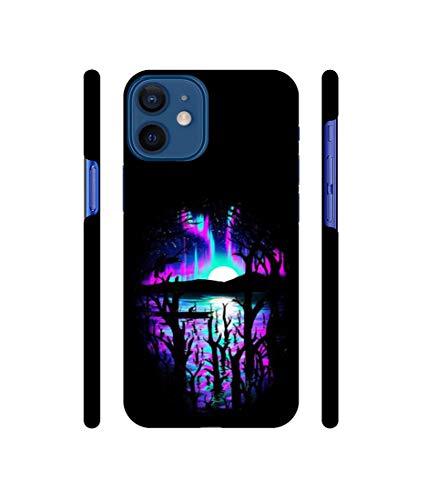 Image of Amazon Brand - Solimo Designer Dark Scenery 3D Printed Hard Back Case Mobile Cover for Apple iPhone 12 Mini