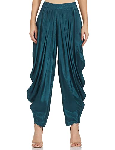 Image of BIBA Women Flared Cotton Silk Fusion Wear 2 Piece Set