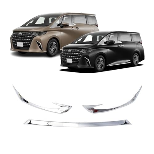 VKINGER アルファード 40系 パーツ フロントリップガーニッシュ フロントバンパーガーニッシュ メッキ仕上げ 外装 カスタム パーツ ドレスアップ アクセサリー エアロパーツ ALPHARD 40系