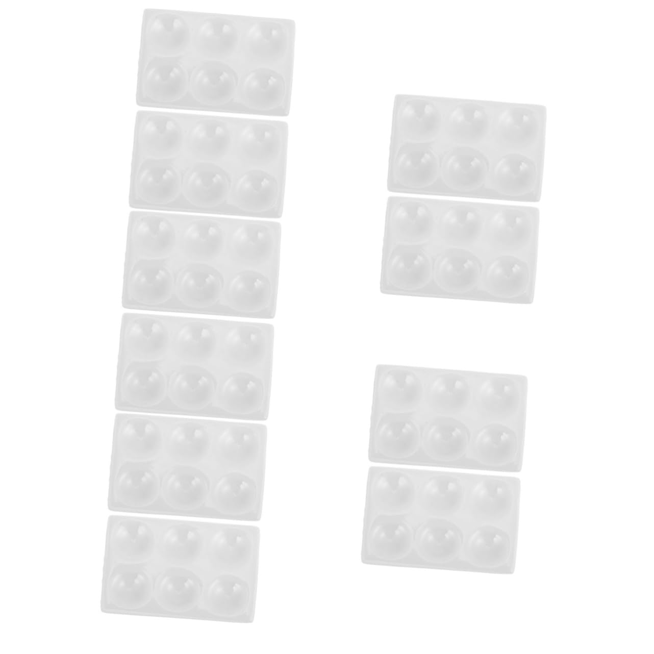 10pcs Ceramic Reaction Plates for Experiments Plates for Laboratory Testing High-Temperature and Easy to Clean for Various Scientific Applications