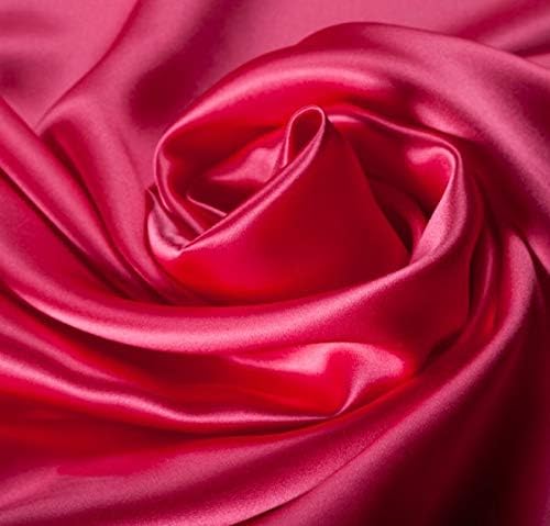 Miniatura 6 de Juego de 4 piezas de edredón 100% satén de seda pura y sábana bajera ajustable de 15 pulgadas de profundidad con fundas de almohada, sin arrugas,