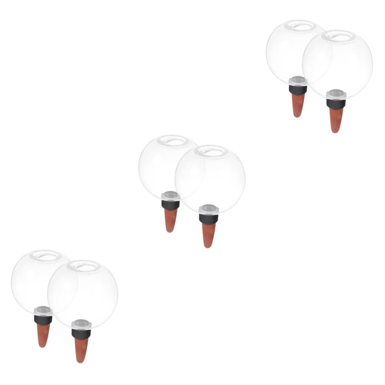 POPETPOP 3 Set Globetti per Irrigazione Automatica per Piante da Esterno Dispositivo Irrigazione per Vasi per Giardinaggio Autoirrigante 2 Pezzi*3
