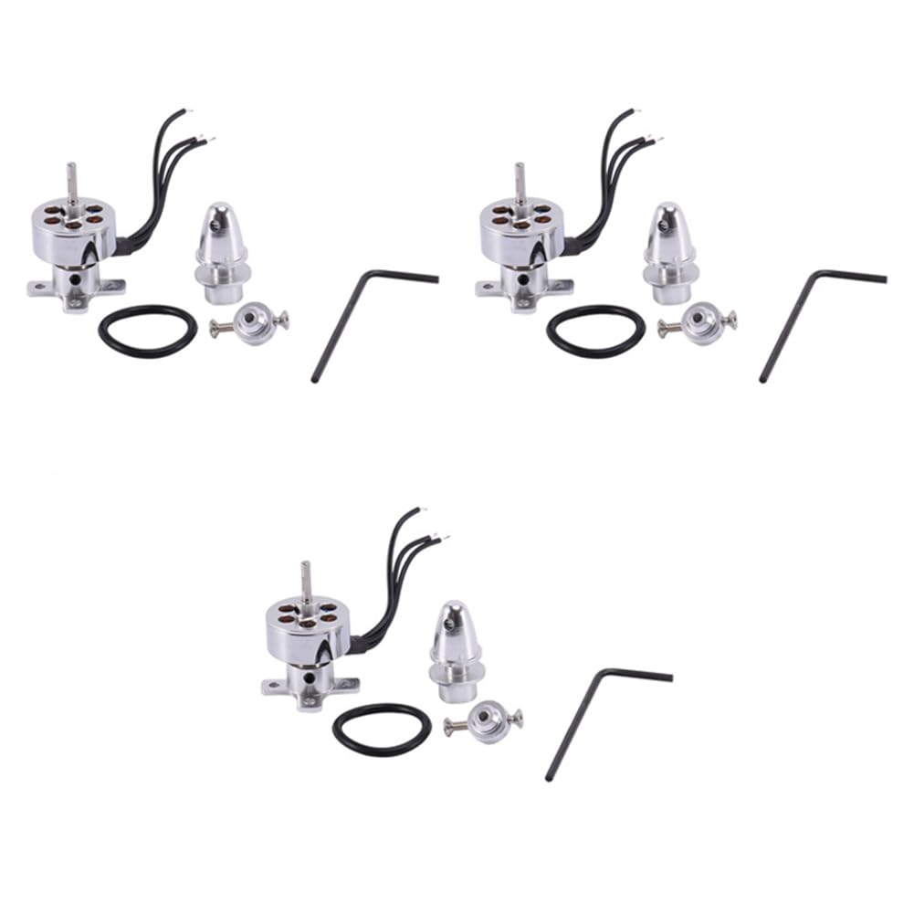 3X RC drone akcesoria 10G bezszczotkowy silnik Out Runner 1811 2000 KV do sterowania radiowego samolot