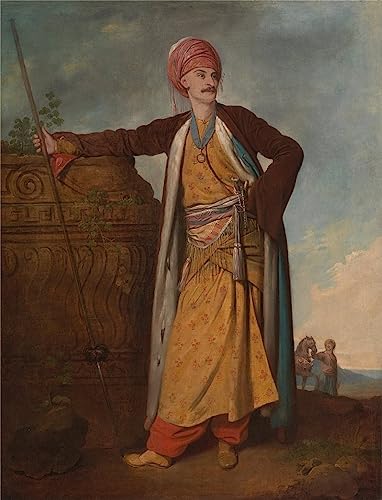 Tableau Toile Portrait d'un Arménien Cosway Décoration Murale Peinture Affiches Art