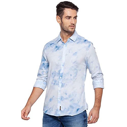 Image of Spykar Men's Checked Slim Fit Shirt