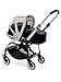 Bugaboo Bee Breezy Sun Canopy, Arctic Grey - Extendable Sun Canopy with UPF Sun Protection and Mesh Ventilation Panels