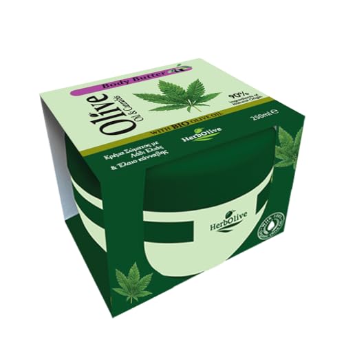 Herbolive Body Mantequilla Aceite de Oliva y Cannabis 250 ml