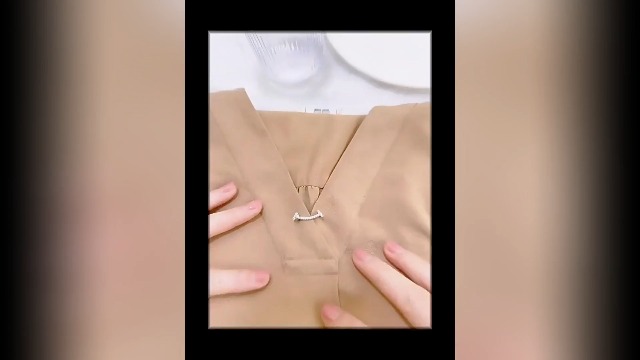 4 Stück Broschen Set Für Kleidung - Ausschnitt Verkleinern Clip, Doppelköpfige Sicherheitsnadel, Gold & Silber