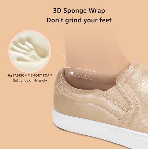 Image of STQ Women Slip On Shoe Comfort with Memory Foam Lightweight Breathable | Easy on Loafer, Business, Casual, Walking, Standing All Day, Drive, Travel, Spring Fall
