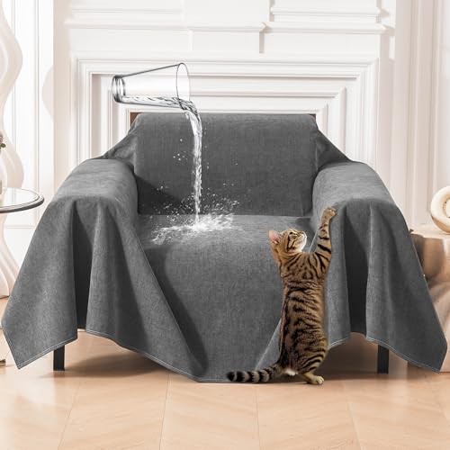 Best Couch Fabric for Shedding Dogs: Durable, Waterproof, and Pet-Friendly Covers 4 Deep Dream Cat-Scratch Resistant Armchair Couch Cover, Waterproof Sofa Cover for Dogs, Pet Friendly Couch Protectors Anti Slip Thickened Slipcovers for Dogs Pets, 71