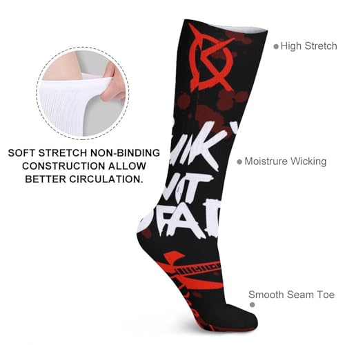 Womens Mens Crew Socks Thin Soft Comfort Breathable Dress Socks Calf Socks3