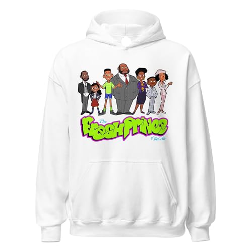 TOP KOALA TEE Blended Cotton Hoodie, The Fresh Prince Of Bel Air 90's TV Sitcom Hoodie, Classic Fit, Casual & Comfortable