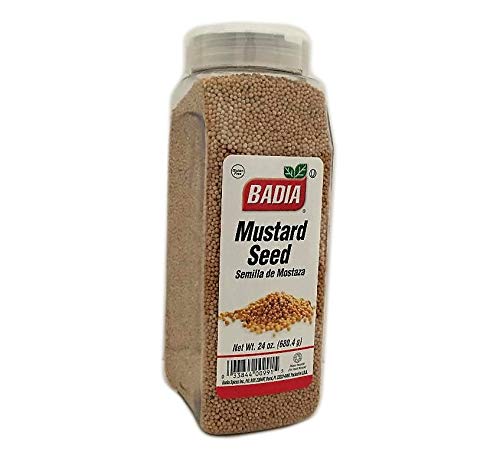 BadiaYellow Mustard Seed, 24 Ounce (Pack of 6)