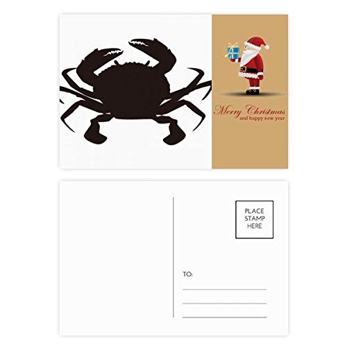 Cartes postales crabe noir lot de 20 : papeterie marine et correspondance mer