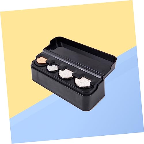 Caja porta monedas Angoily para coche color negro miniatura 3