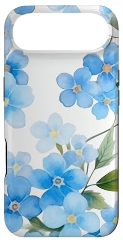 Forget Me Not Floral Flower Blue  X}zP[X iPhone Air p